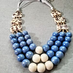 This gorgeous necklace is handmade and sustainable